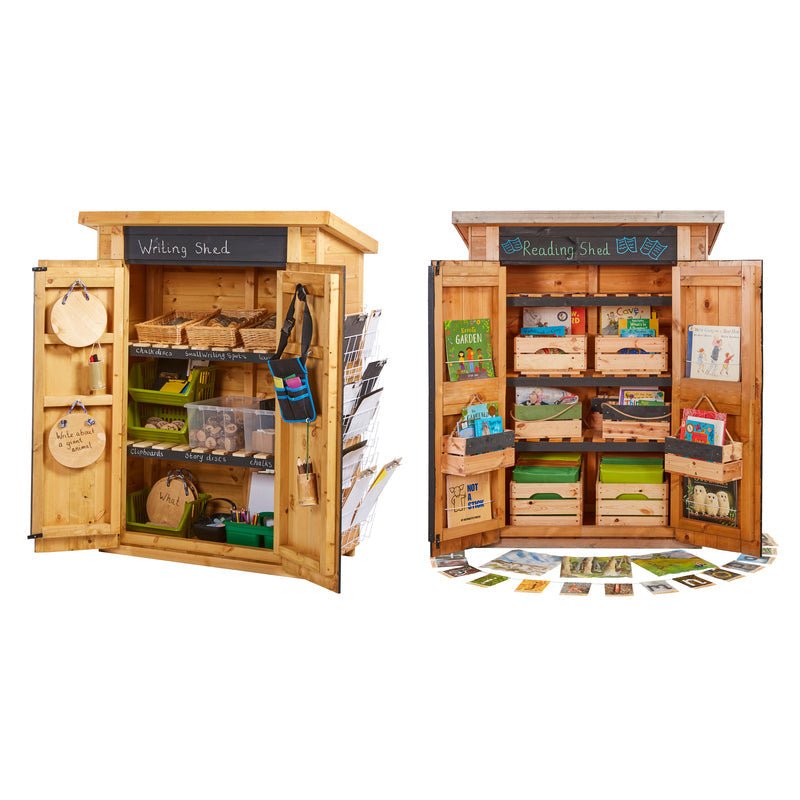 Outdoor Storage Shed Set of 2 - Reading and Writing - EASE