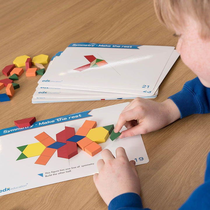 Pattern Blocks Wood (250 pcs) - EASE