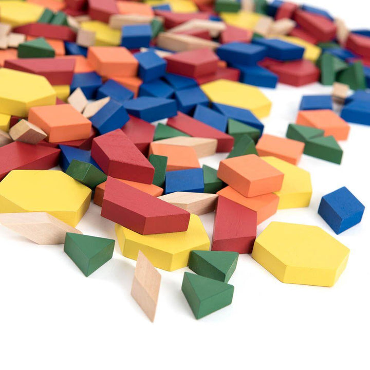 Pattern Blocks Wood (250 pcs) - EASE