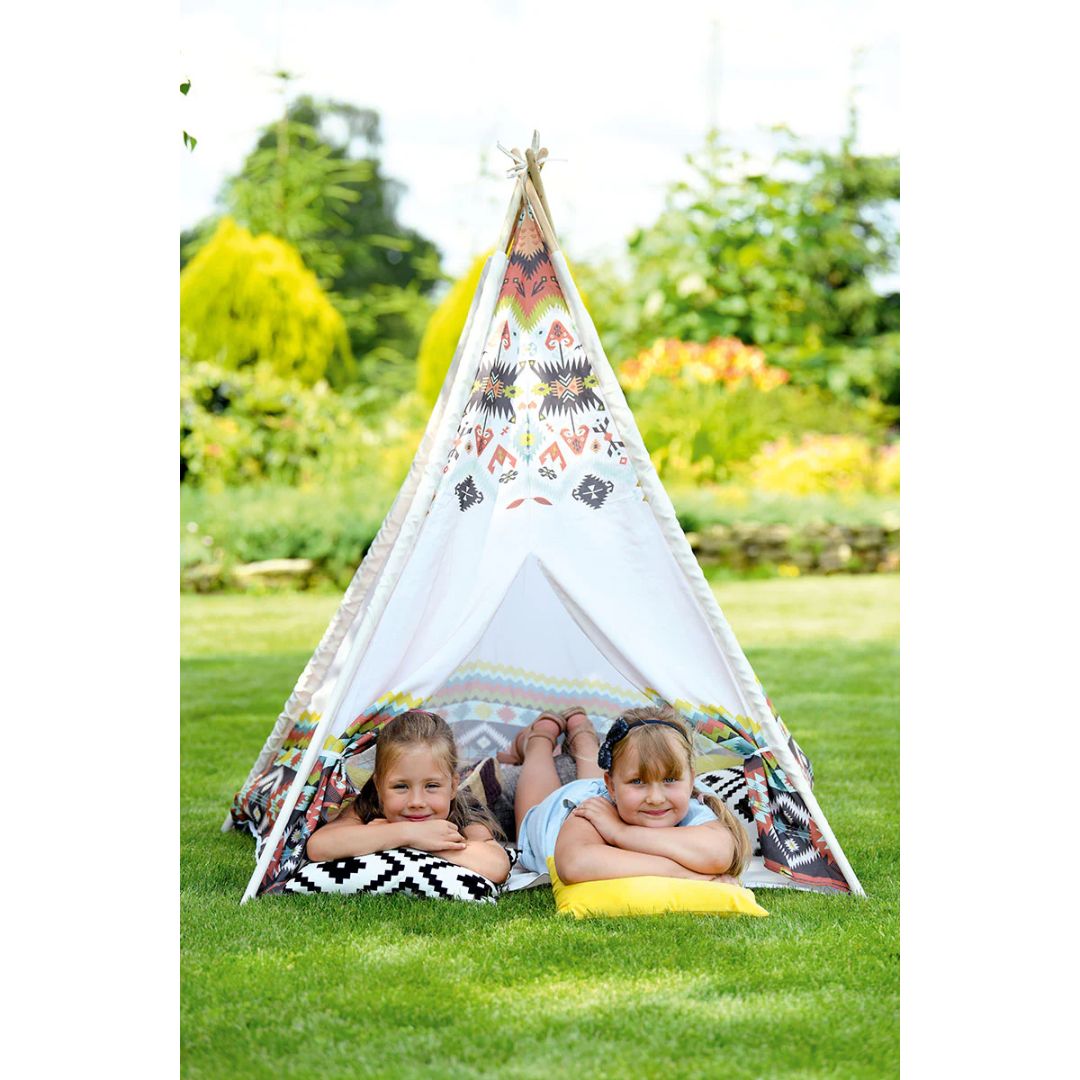 Patterned Indian Teepee Tent - EASE