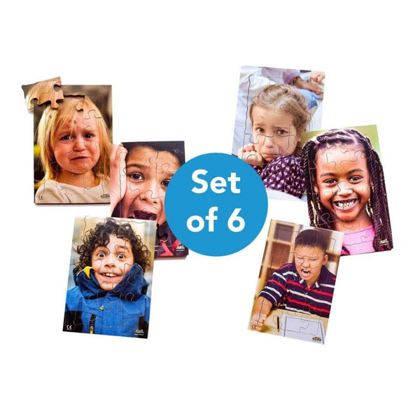 Photographic Emotions Jigsaw Puzzle 6pk - EASE