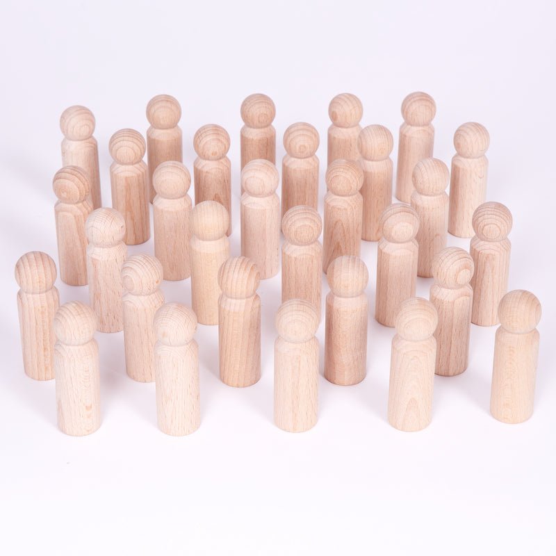 Plain Peg People Pack of 30 - EASE