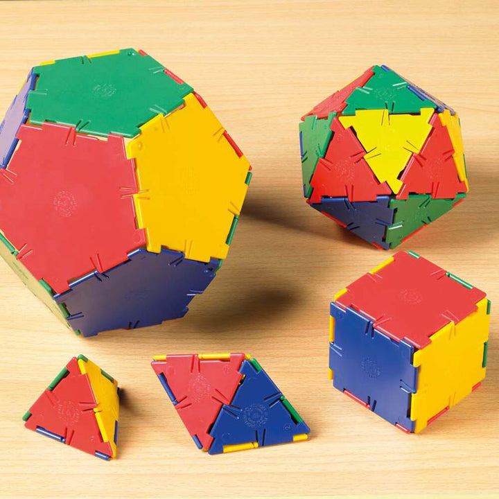 Polydron Platonic Solids Class Set 50pcs - EASE