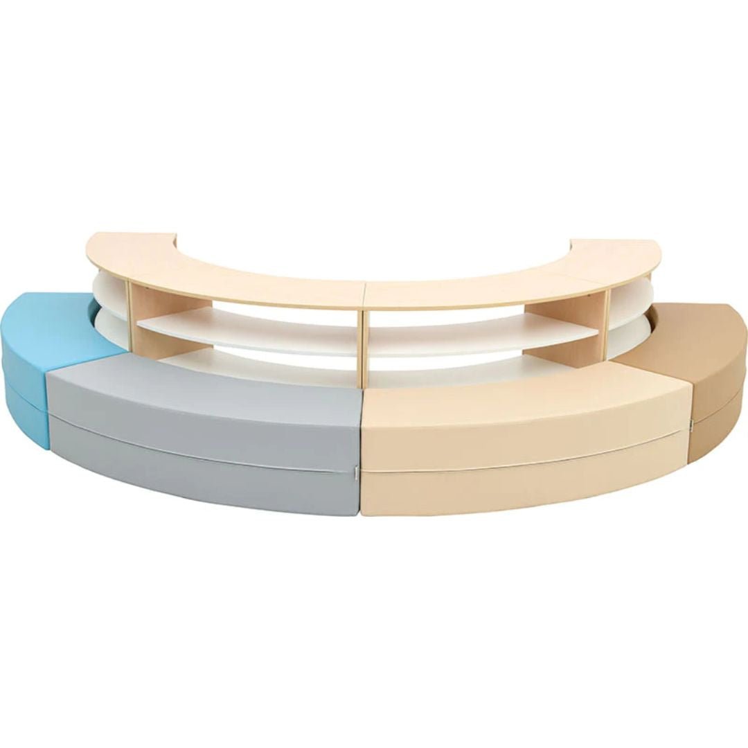 Quadro Curved Storage and Seating - Set 153 - EASE