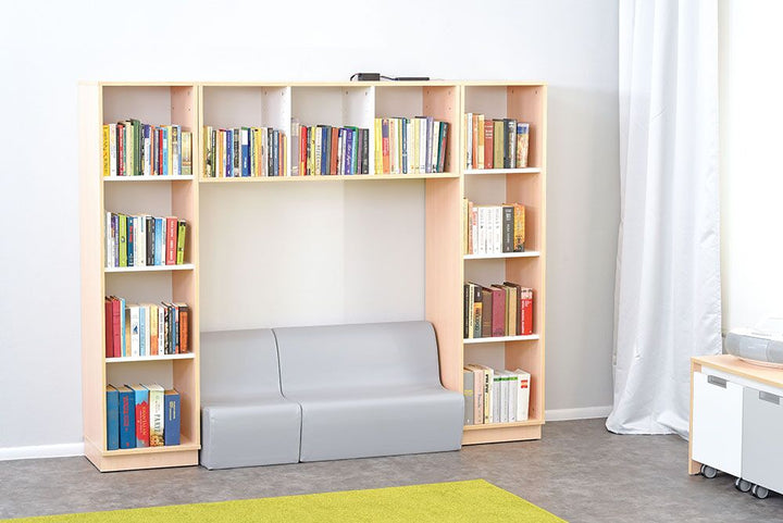 Quadro - reading corner, white/maple - EASE