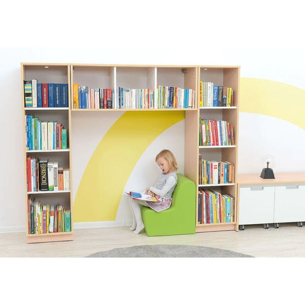 Quadro - reading corner, white/maple - EASE