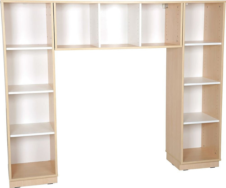 Quadro - reading corner, white/maple - EASE