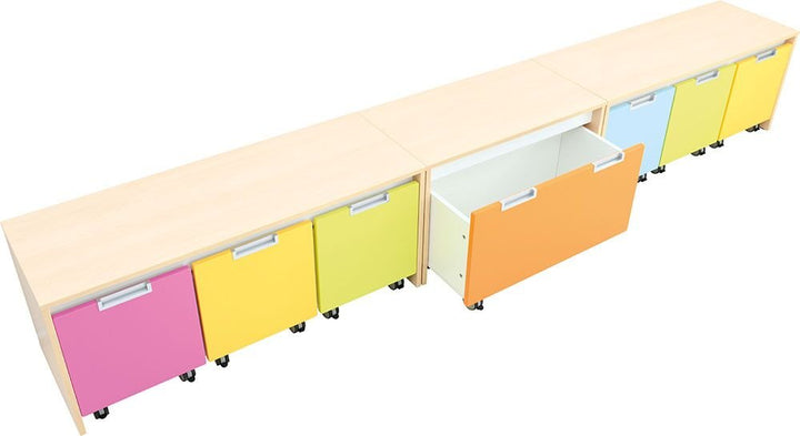 Quadro - set 110, maple/white - EASE