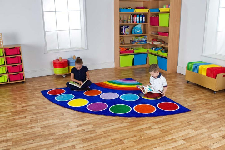 Rainbow Corner Placement Carpet - EASE