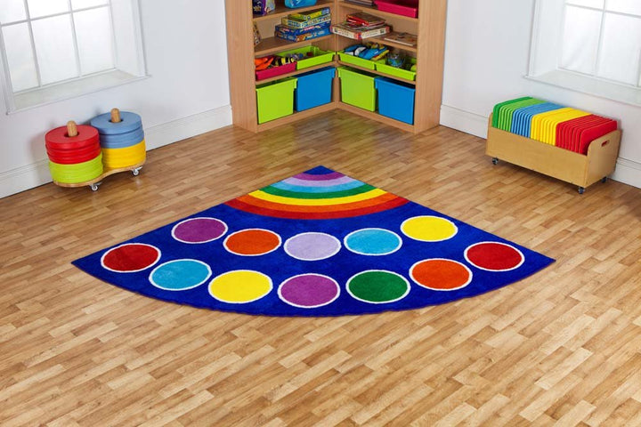 Rainbow Corner Placement Carpet - EASE