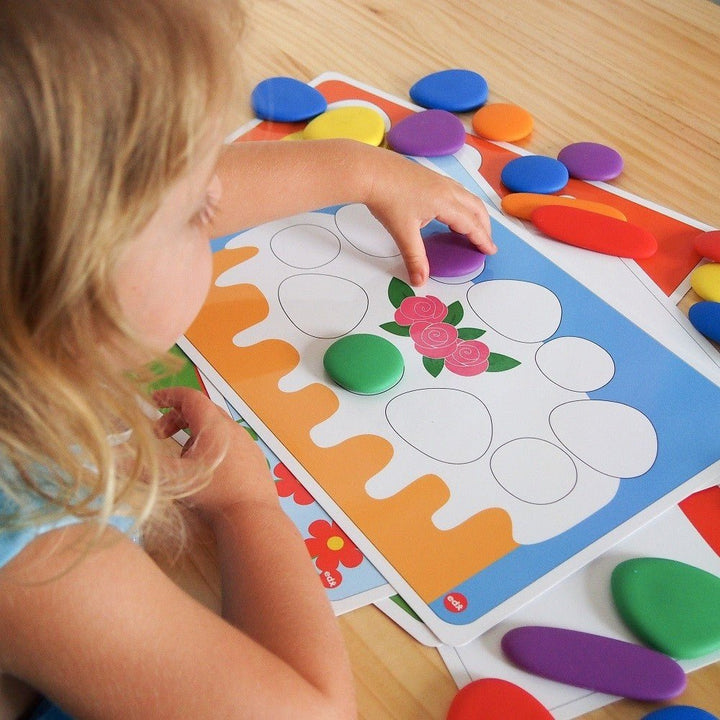 Rainbow pebbles activity set - EASE