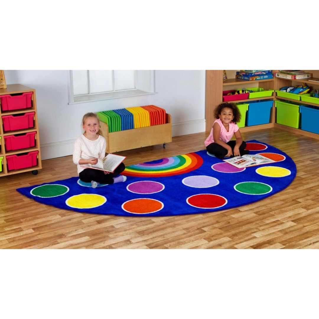 Rainbow Semi Circle Placement Carpet - EASE