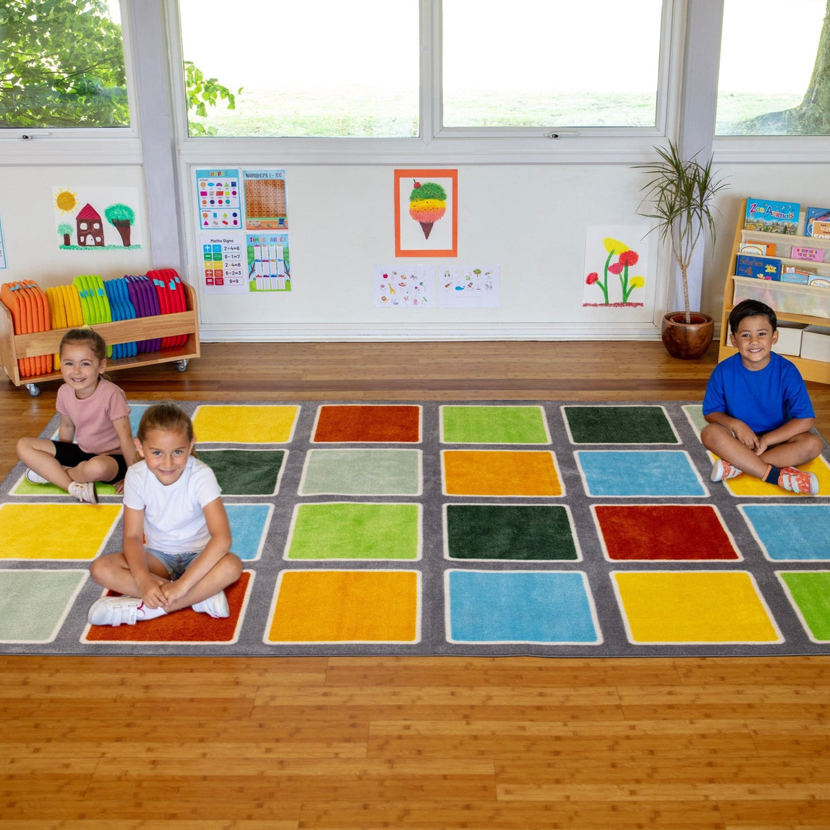 Rainforest Rectangular Placement Carpet - EASE