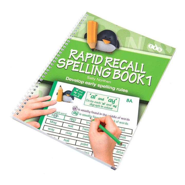Rapid Recall Spelling Book 1 Single Boo - EASE