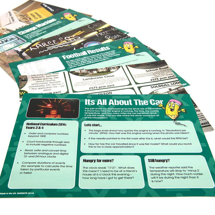 Real World Maths Activity Cards Years 5 - 6 - EASE