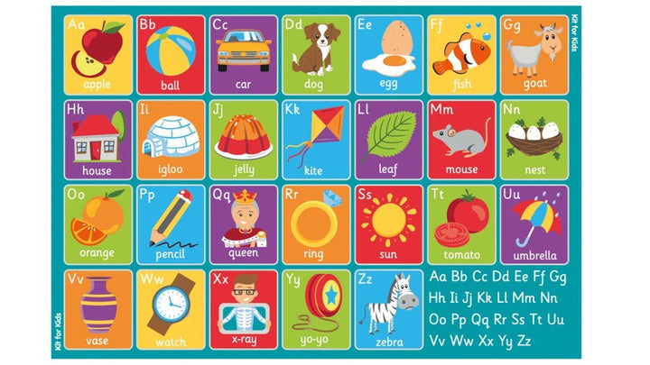 Rectangle Alphabet Mat - EASE