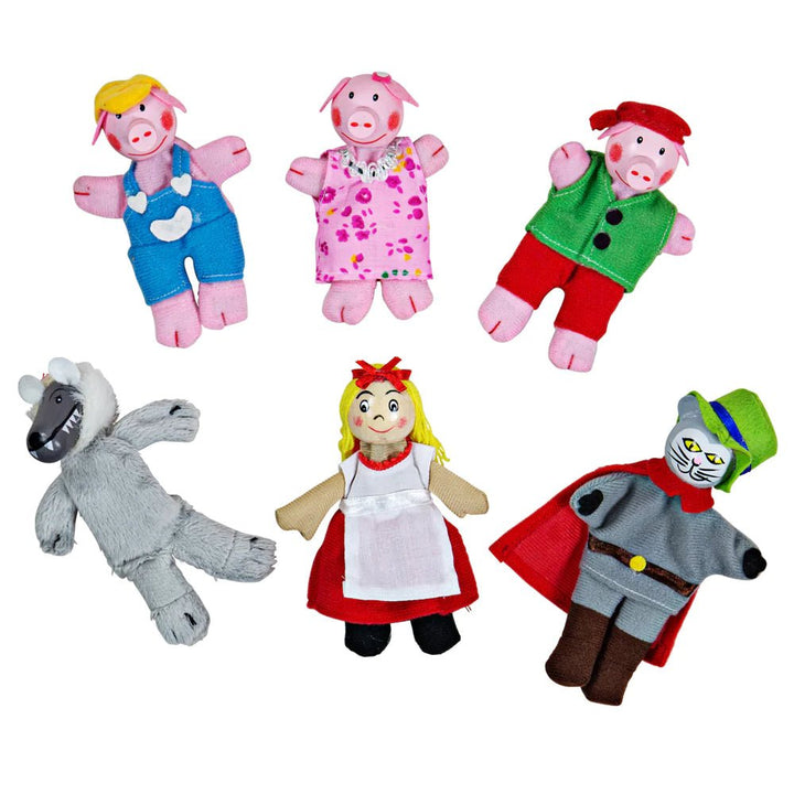 Red Riding Hood Finger Puppets - EASE
