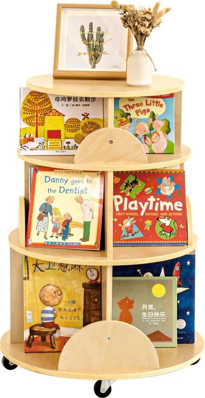 Revolving Bookcase - 3 Shelf - EASE