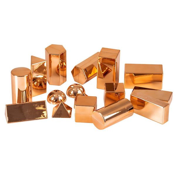 Rose Gold Metallic 3D Shape Collection - EASE