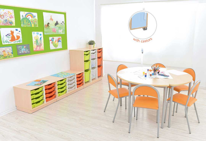 S Cabinet Large For Plastic Containers with Castors - EASE