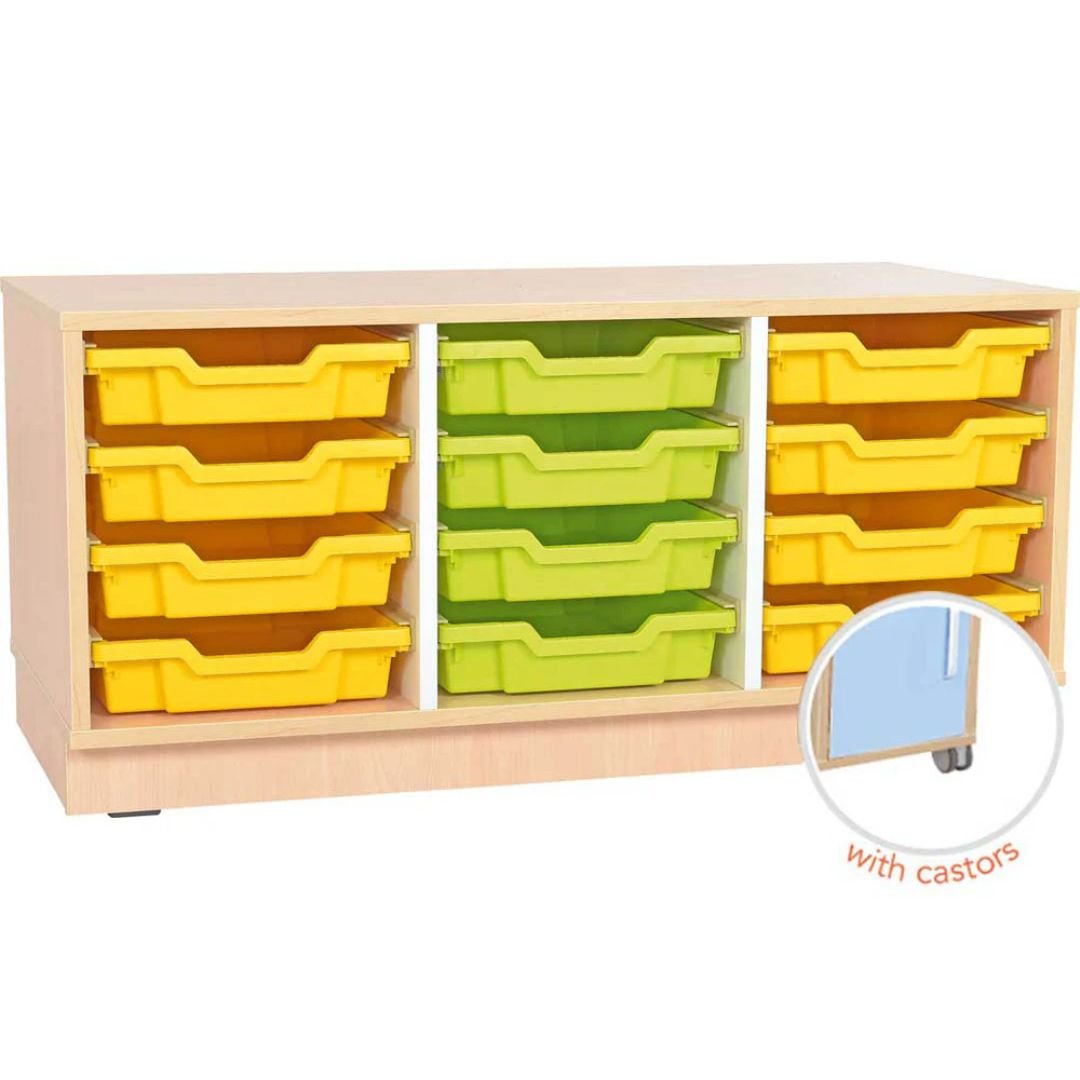 S Cabinet Large For Plastic Containers with Castors - EASE