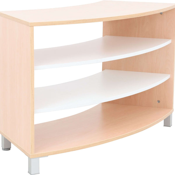 S curved Cabinet - maple - EASE