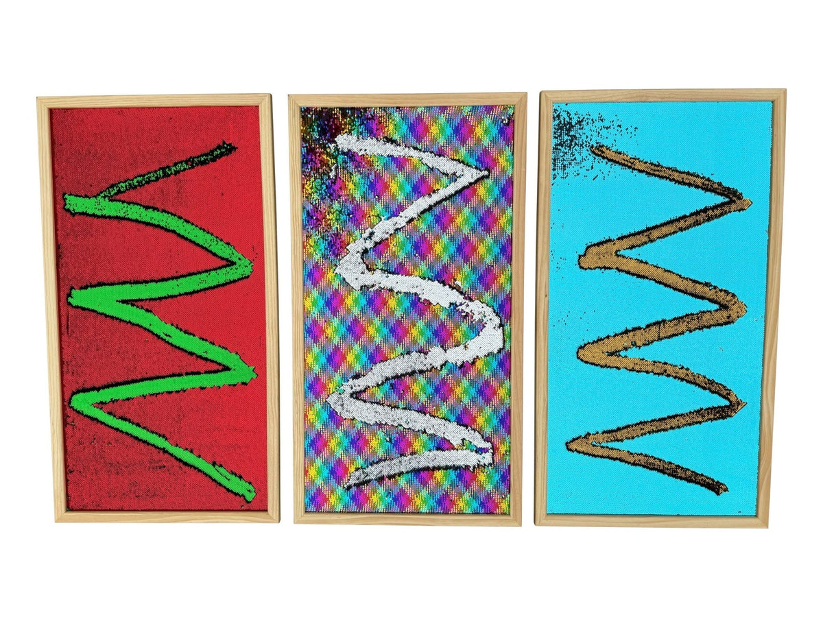 Sequin Wall Boards Set of 3 - EASE
