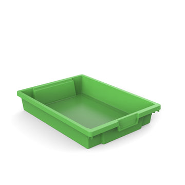Shallow Plastic Storage Container/Tray  Green
