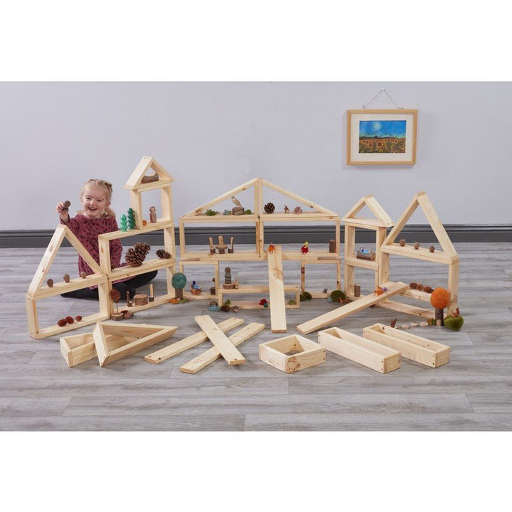 Shape Building Blocks ( 30pk ), EASE Outdoor Play