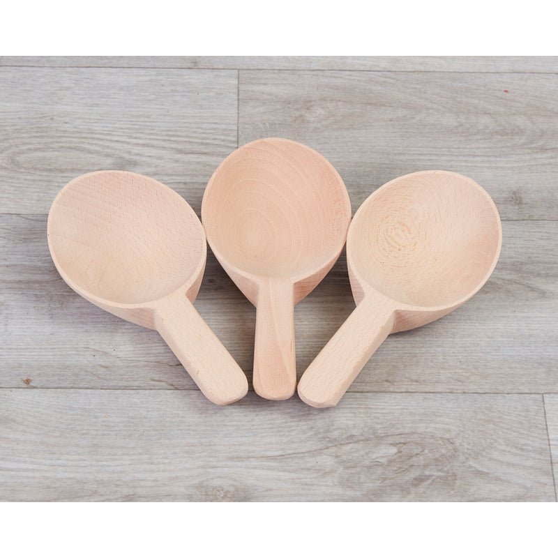 Short Handle Wooden Spoons (3Pk) - EASE