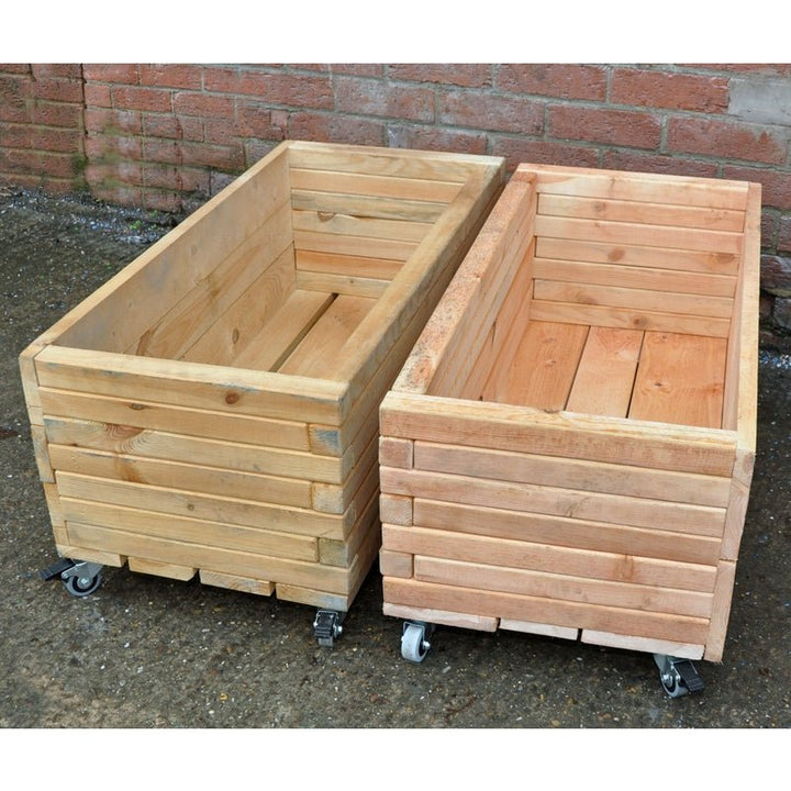 Simple Moveable Long Planters (2pk), EASE Outdoor Play