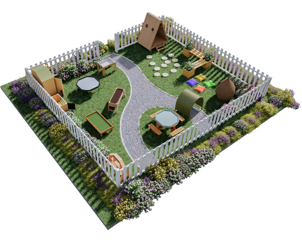 Small Sensory Garden for Mixed Age - EASE