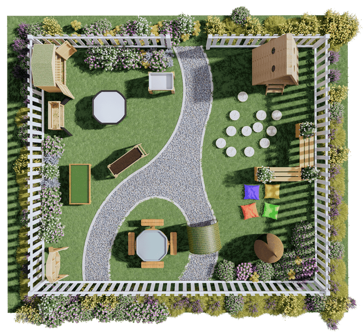 Small Sensory Garden Bundle for Mixed Age – EASE