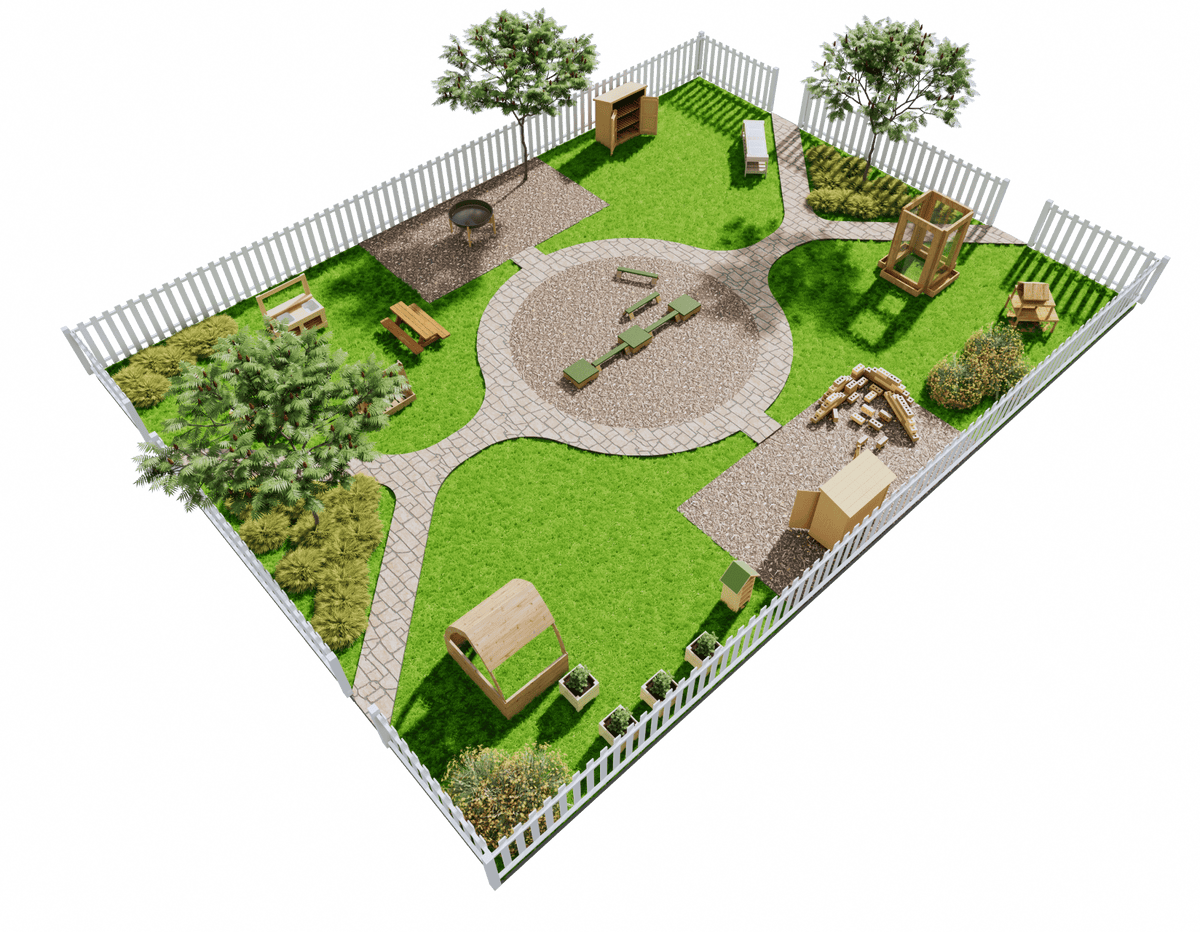 Small Toddler Garden for Ages 2 - 3 - EASE