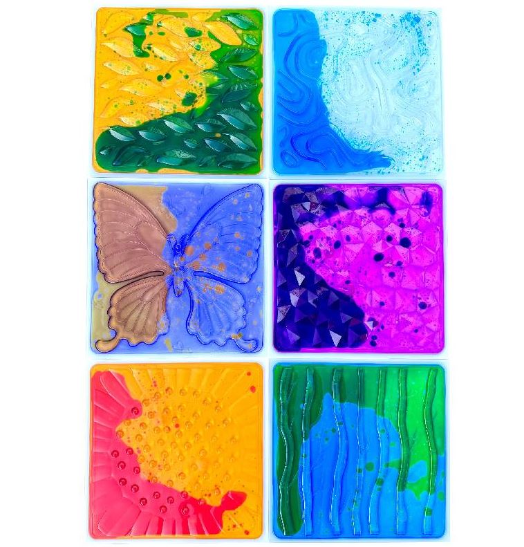 Soft Textured Tiles – Set of 6 - EASE