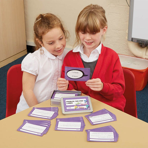 Time Problem Solving Cards 100pcs - EASE