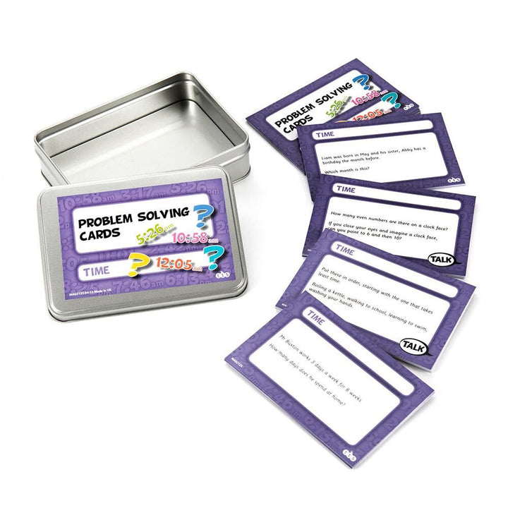 Time Problem Solving Cards 100pcs - EASE