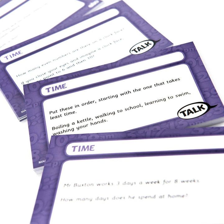 Time Problem Solving Cards 100pcs - EASE
