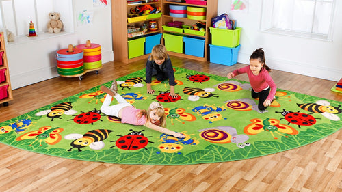 Large Corner Bugs Placement Carpet
