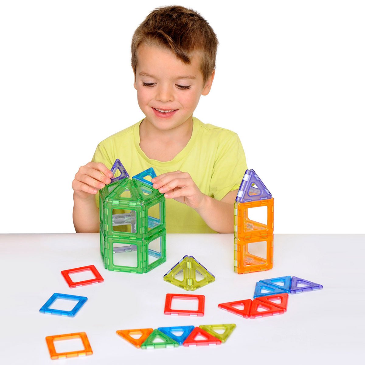 Translucent Magnetic Polydron Class Set - EASE