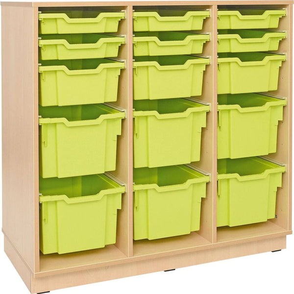 Tray Storage Large Cabinet with castors with combination of trays - EASE