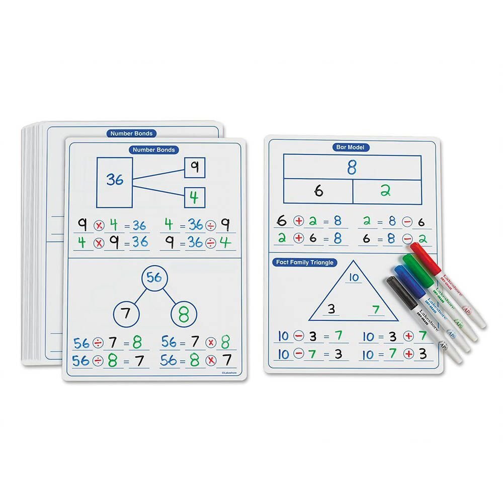Visualise Math Write & Wipe Boards Maths| Number| Secondary – EASE