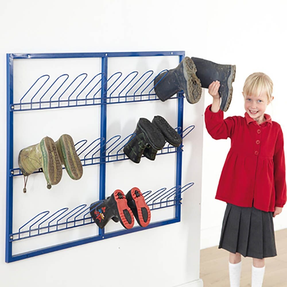 Wall Mountable Wellie Rack Early Years| Outdoor| Outdoor Clothing ...