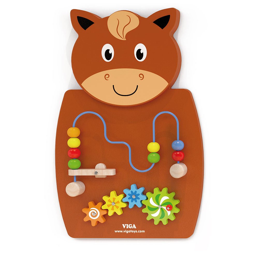 Mirror Toy With Beads And Wire Name Wall Toy Wire Beads Gears