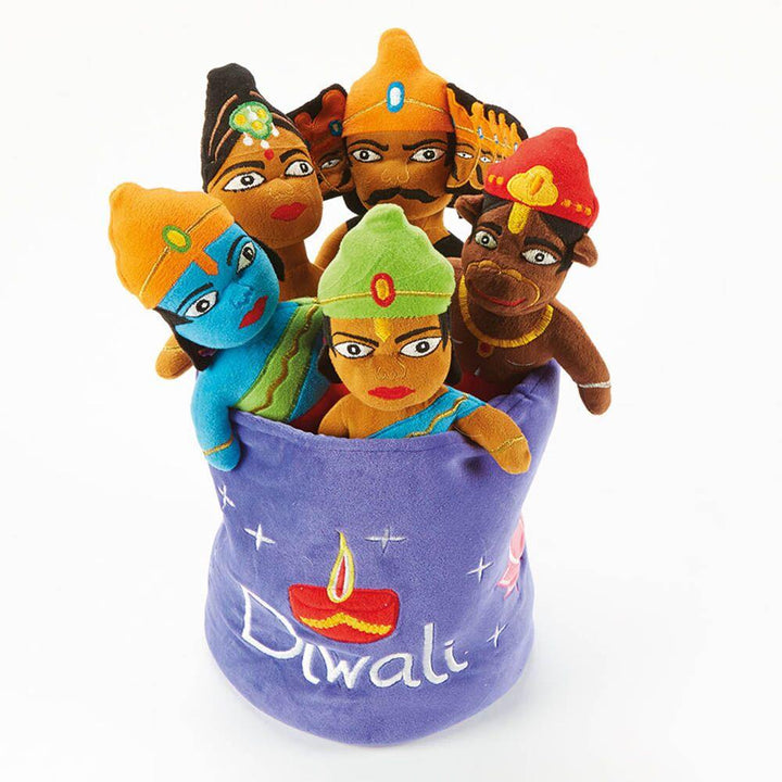Washable Diwali Festival Story Basket 8pcs - EASE
