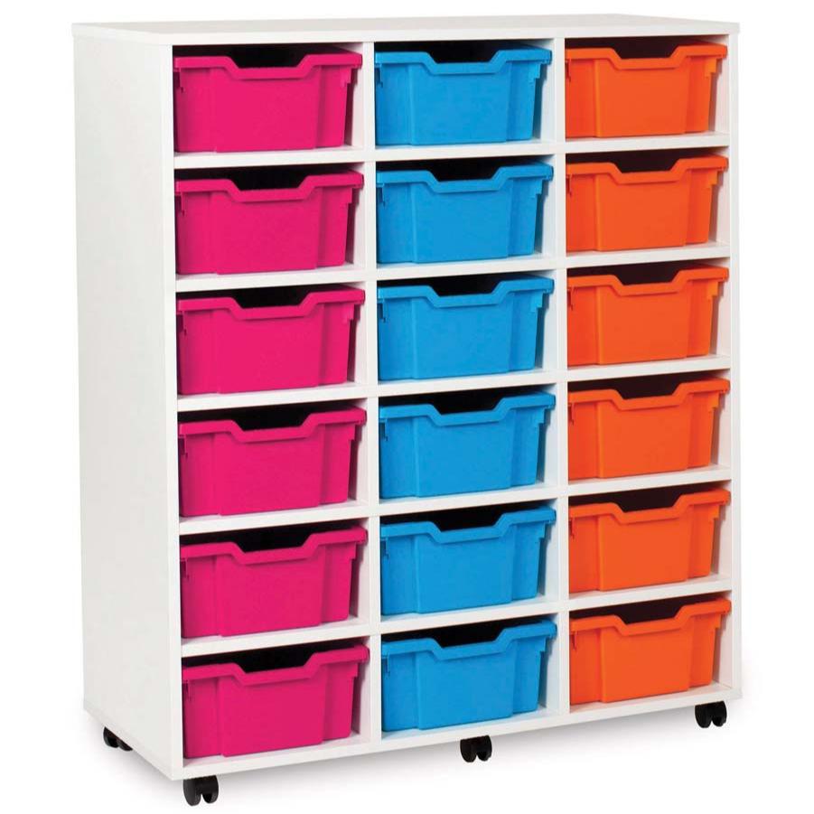 White 18 Deep Tray Unit - EASE