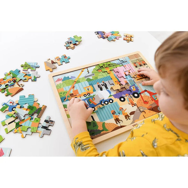 Wooden 48 Pcs Puzzle - Farm - EASE