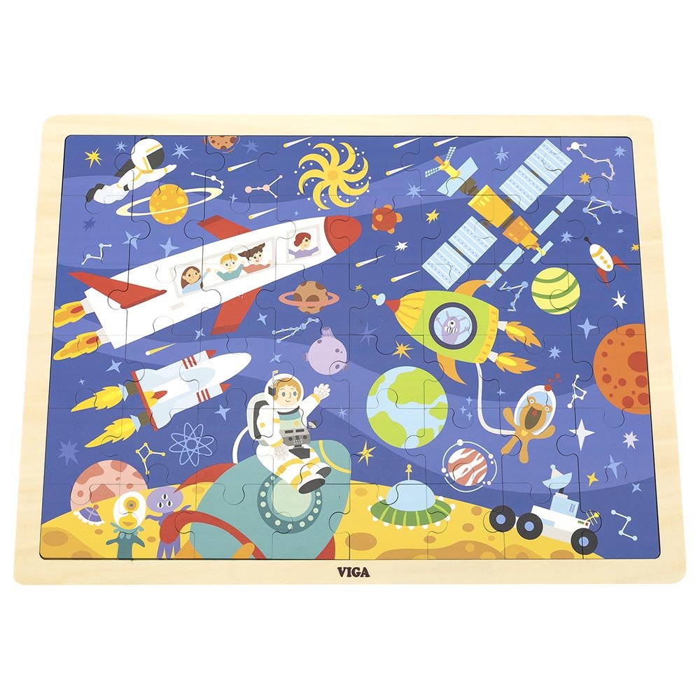 Wooden 48 Pcs Puzzle - Space - EASE