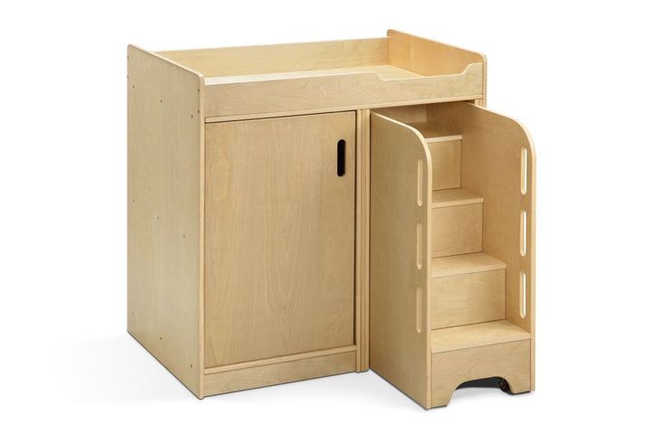 Wooden Baby Changing Unit with steps - EASE