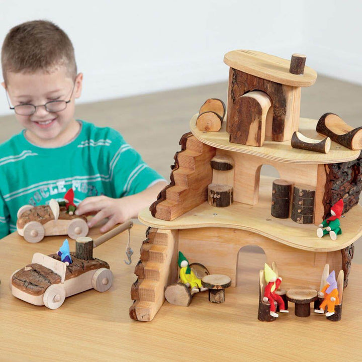 Wooden Fairy Tree House and Furniture Set - EASE
